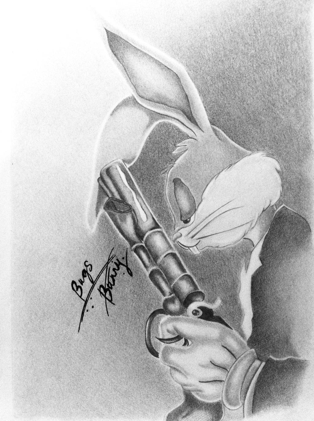 Bugs Bunny Drawing by BluePencils on DeviantArt
