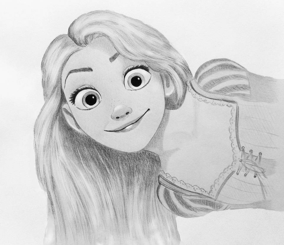Princess Rapunzel Tangled by BluePencils on DeviantArt