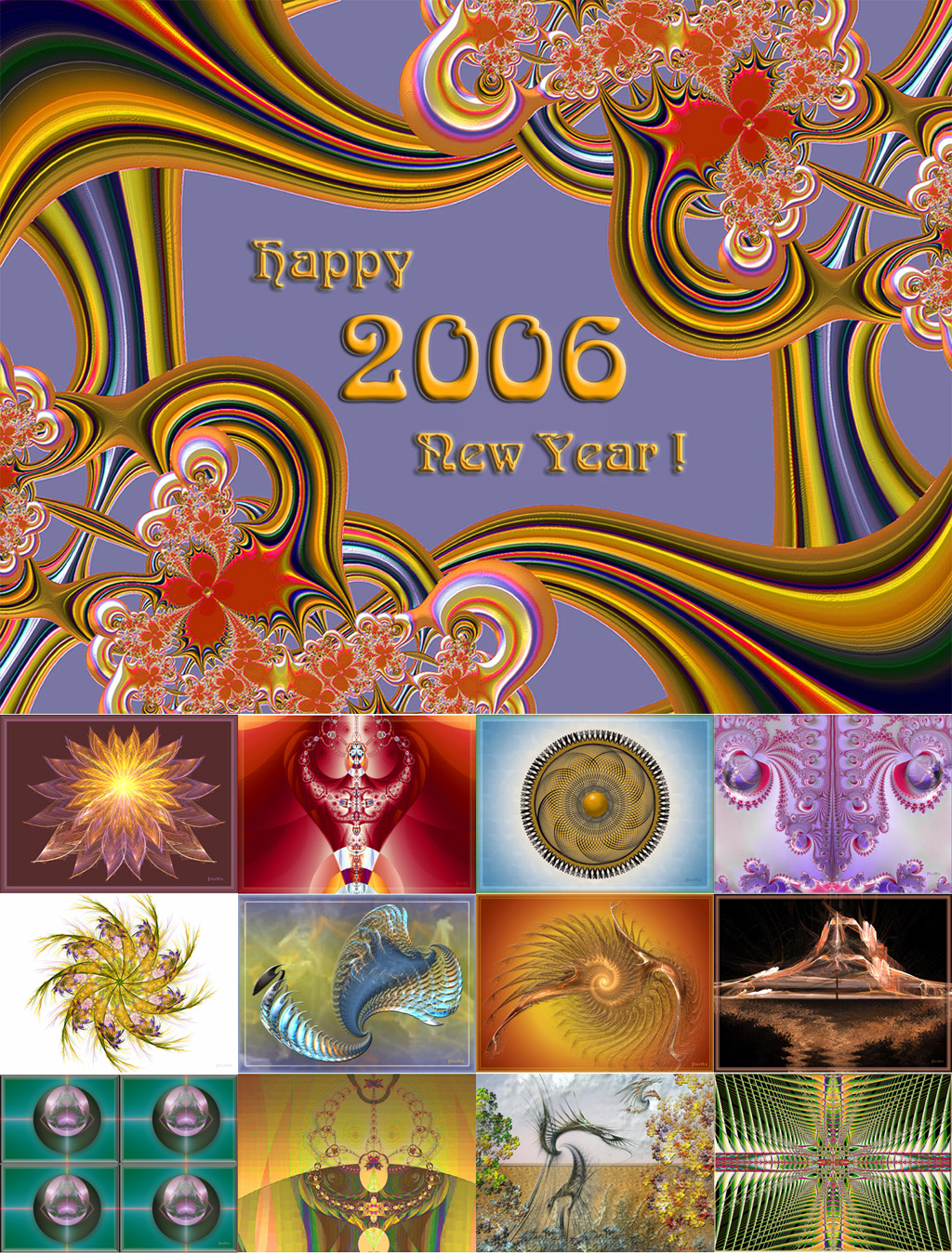 2006 Fractal Calendar by PatRx