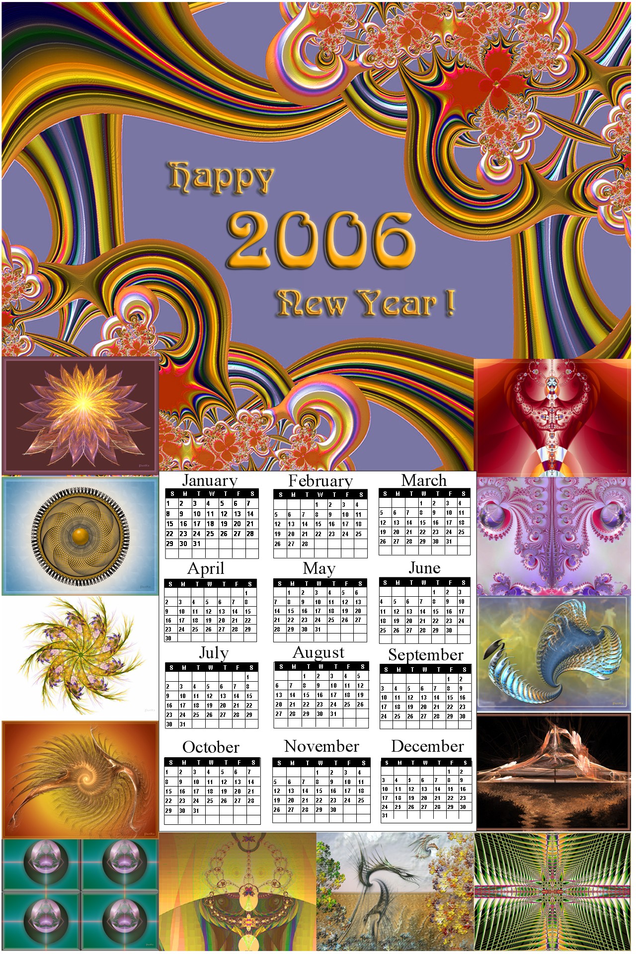 2006 Calendar by PatRx