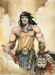 Conan the Avenger (Portfolio Piece) by dimitriskoskinas
