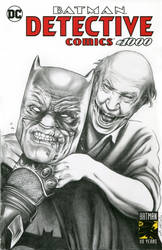 Old Man Joker Wins. Batman Blank Cover art
