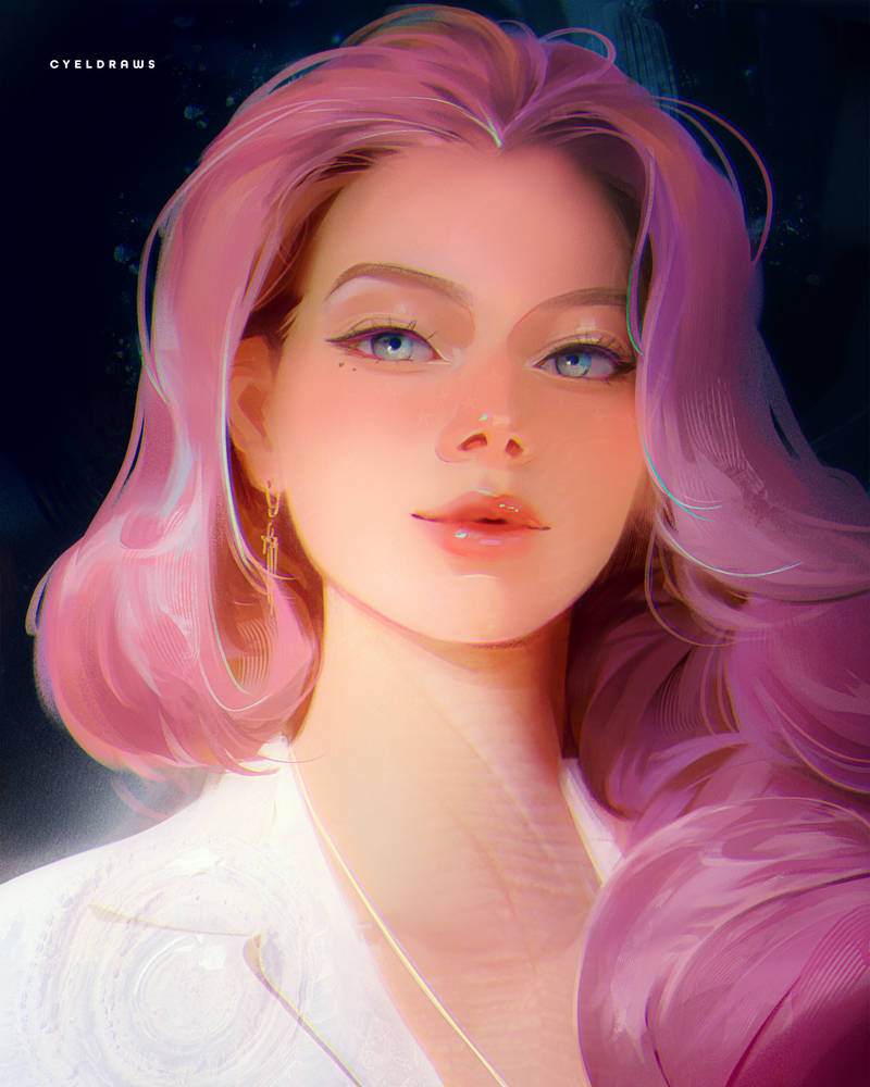 Pink Hair Engineer Pink hair by cyeldraws on DeviantArt