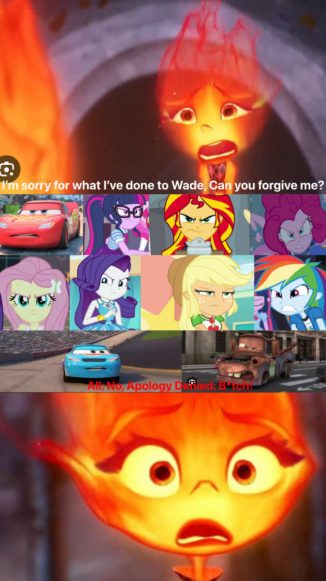 Mane 7, LM, Mater, and CW Denies Ember Apology by jacksontormbaymaz on ...