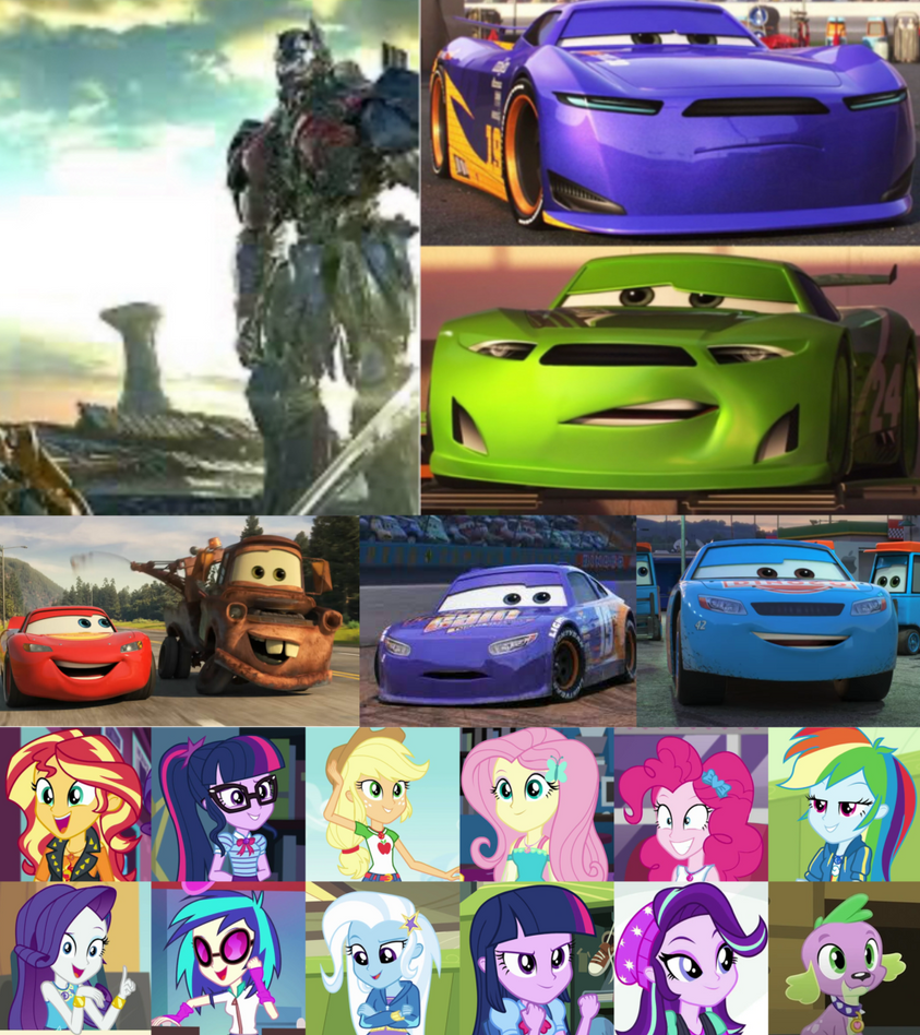 Cnext Jen Racers Mane Cars Meets Next-Gen Racers and Optimus Prime by jacksontormbaymaz ...