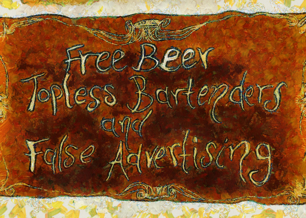 Free Beer and topless service