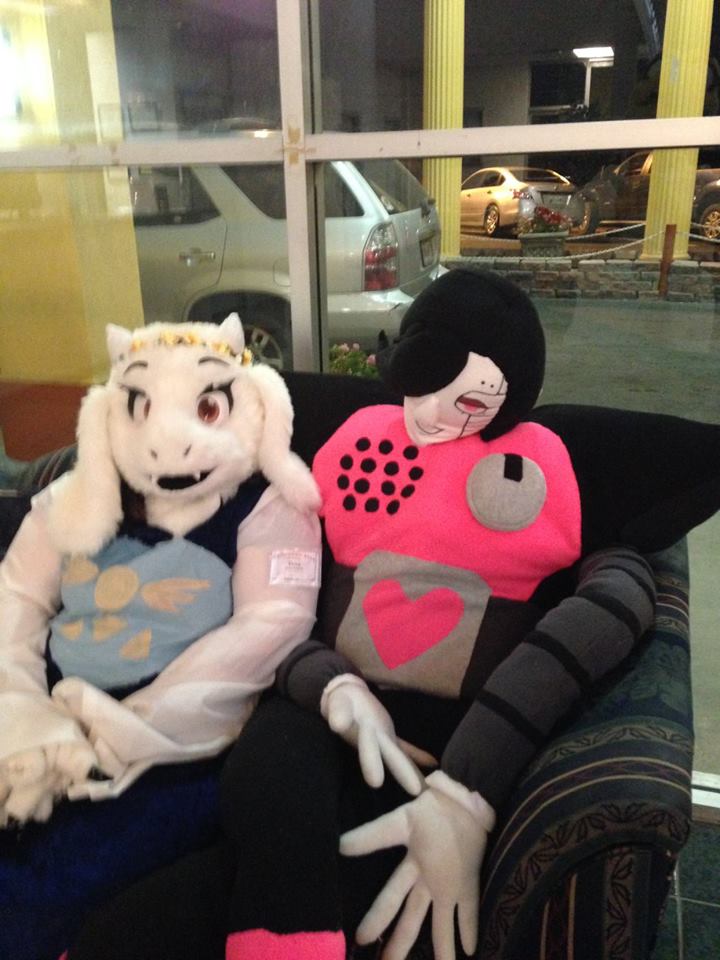 My Toriel and Mettaton EX Prop