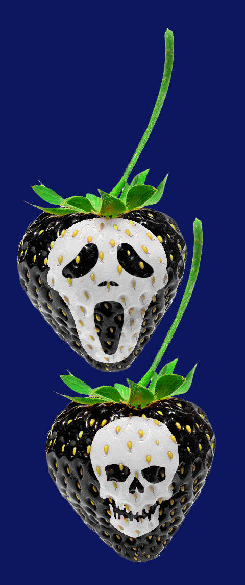 Scarry Raisins Scary Strawberries by chloeberry on DeviantArt