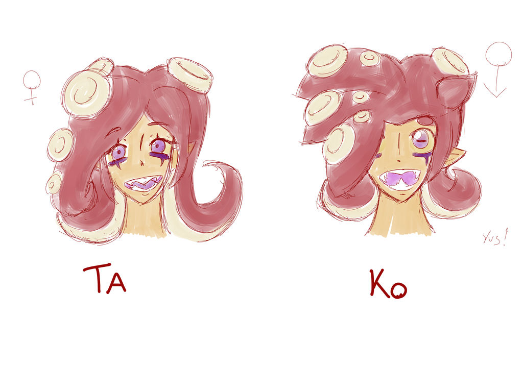 Octoling Boy And Girl Reference By Tri Falls On Deviantart Octoling Boy And Girl Reference By Tri Falls On Deviantart