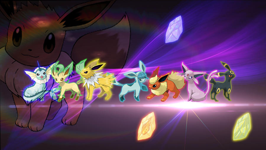 Eevee Evolution Wallpaper by MistyDawn132 on DeviantArt