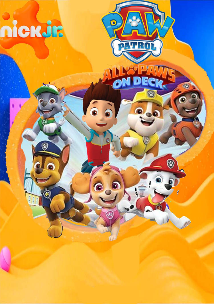 PAW Patrol All Paws On Deck DVD Re-Printed by KingJackHalm2023 on ...