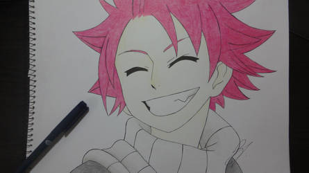 natsu smiling