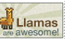 Llama Awesomeness Stamp