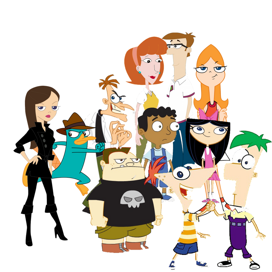 Phineas and Ferb Side Characters by MatthewsRENDERS4477 on DeviantArt
