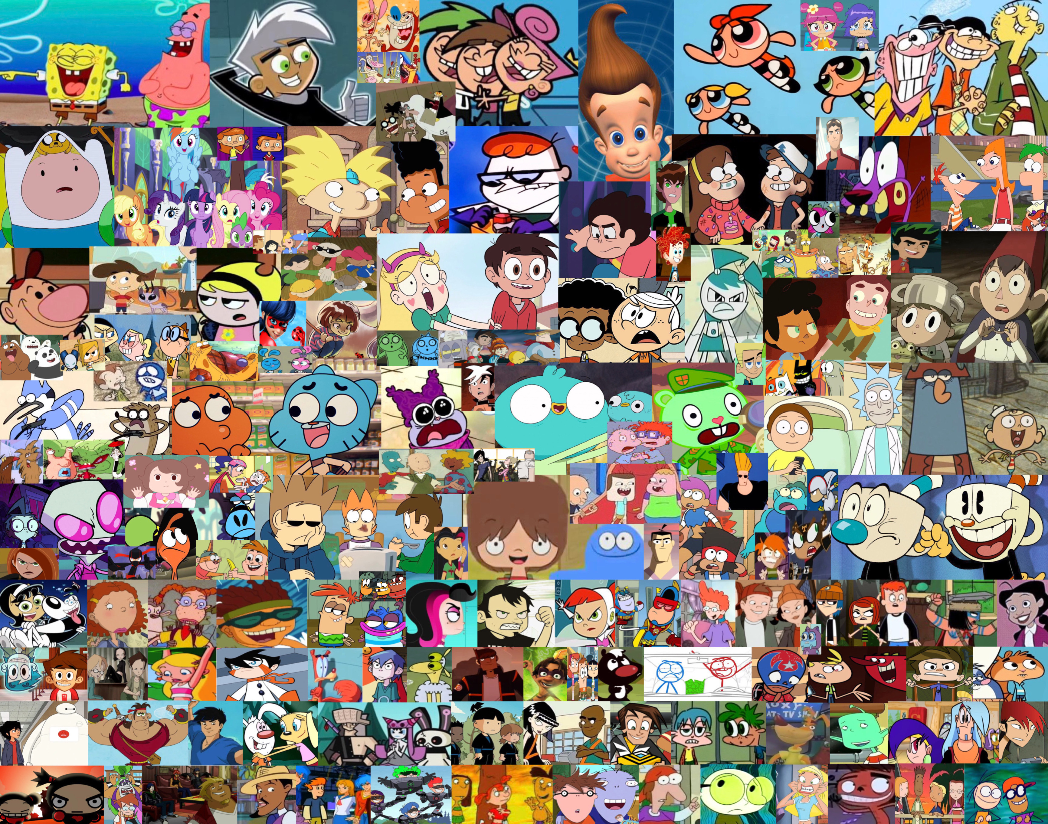 Playing video-game  Regular show, Cartoon network, Cartoon background