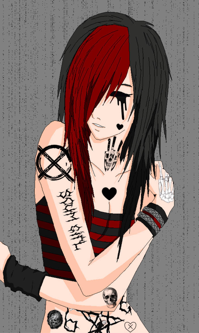 Anime Demon Emo Girl by MatthewsRENDERS4477 on DeviantArt Anime Demon Emo Girl by MatthewsRENDERS4477 on DeviantArt