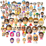 Cartoon Mii Players PNG