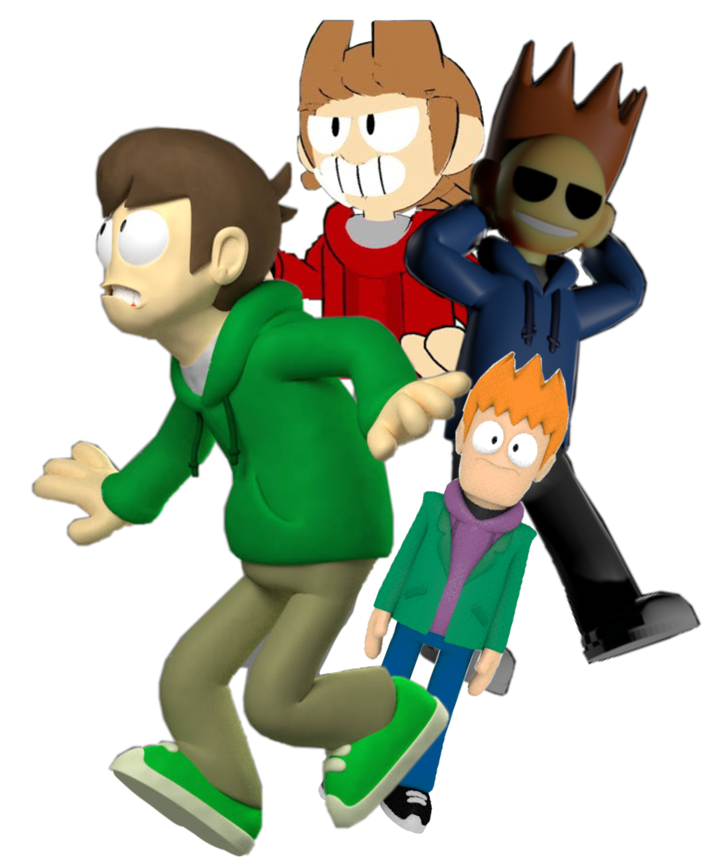 Edd, Tom, and Matt (Eddsworld) - Drawception