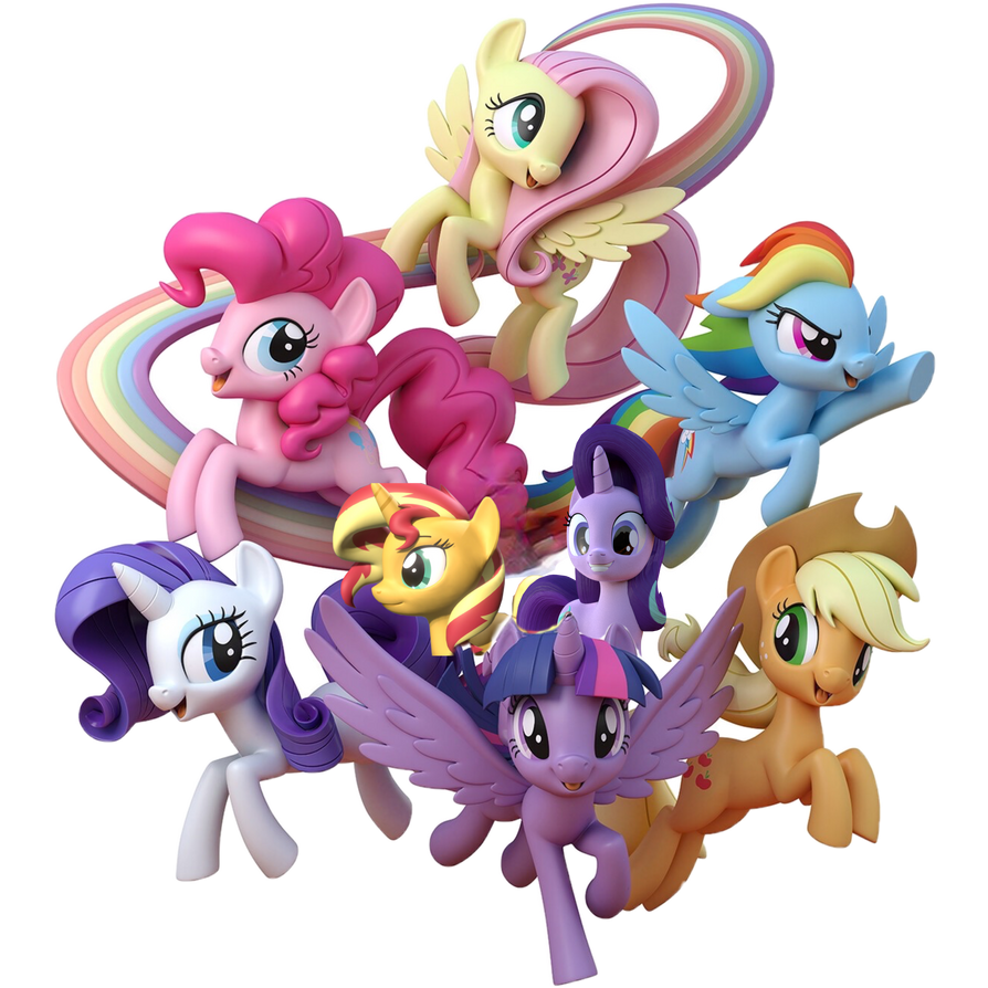 MLP (3D Style) TRANSPARENT by MatthewsRENDERS4477 on DeviantArt