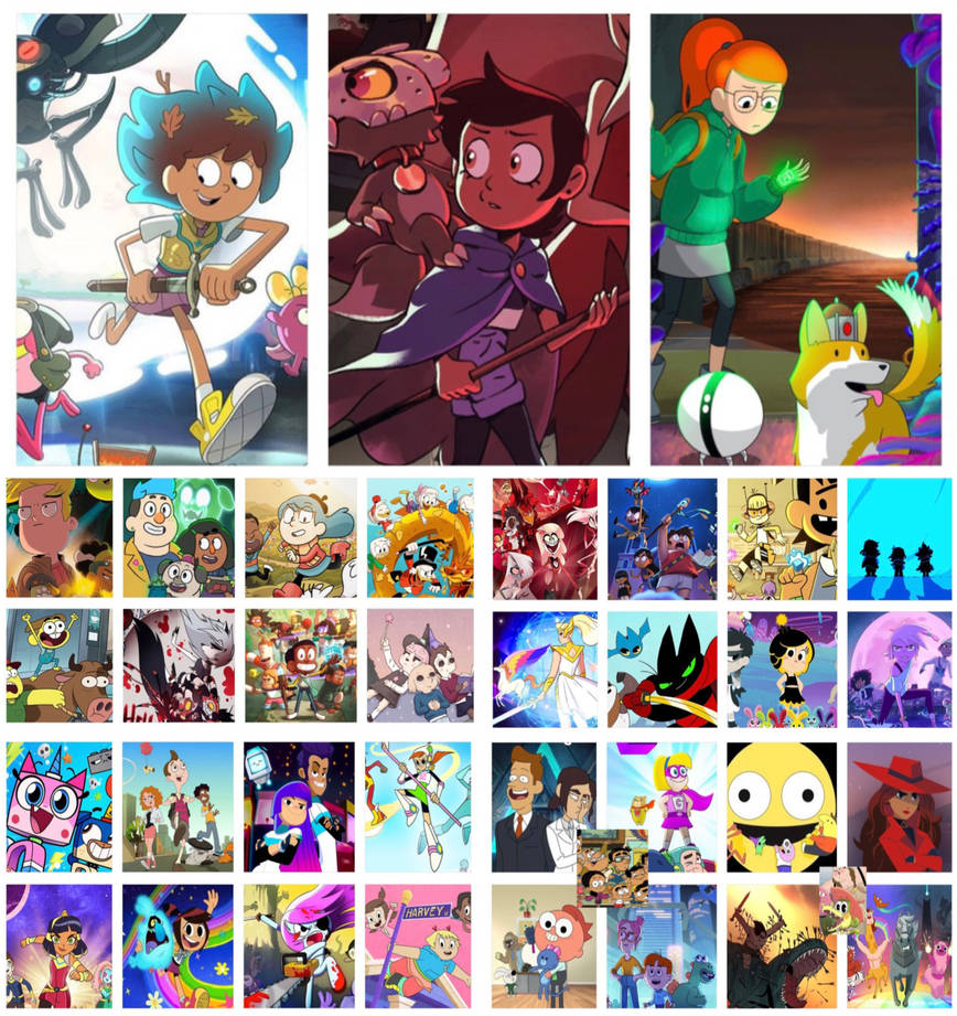 THE FULL MODERN CARTOON COLLAGE! by MatthewsRENDERS4477 on DeviantArt