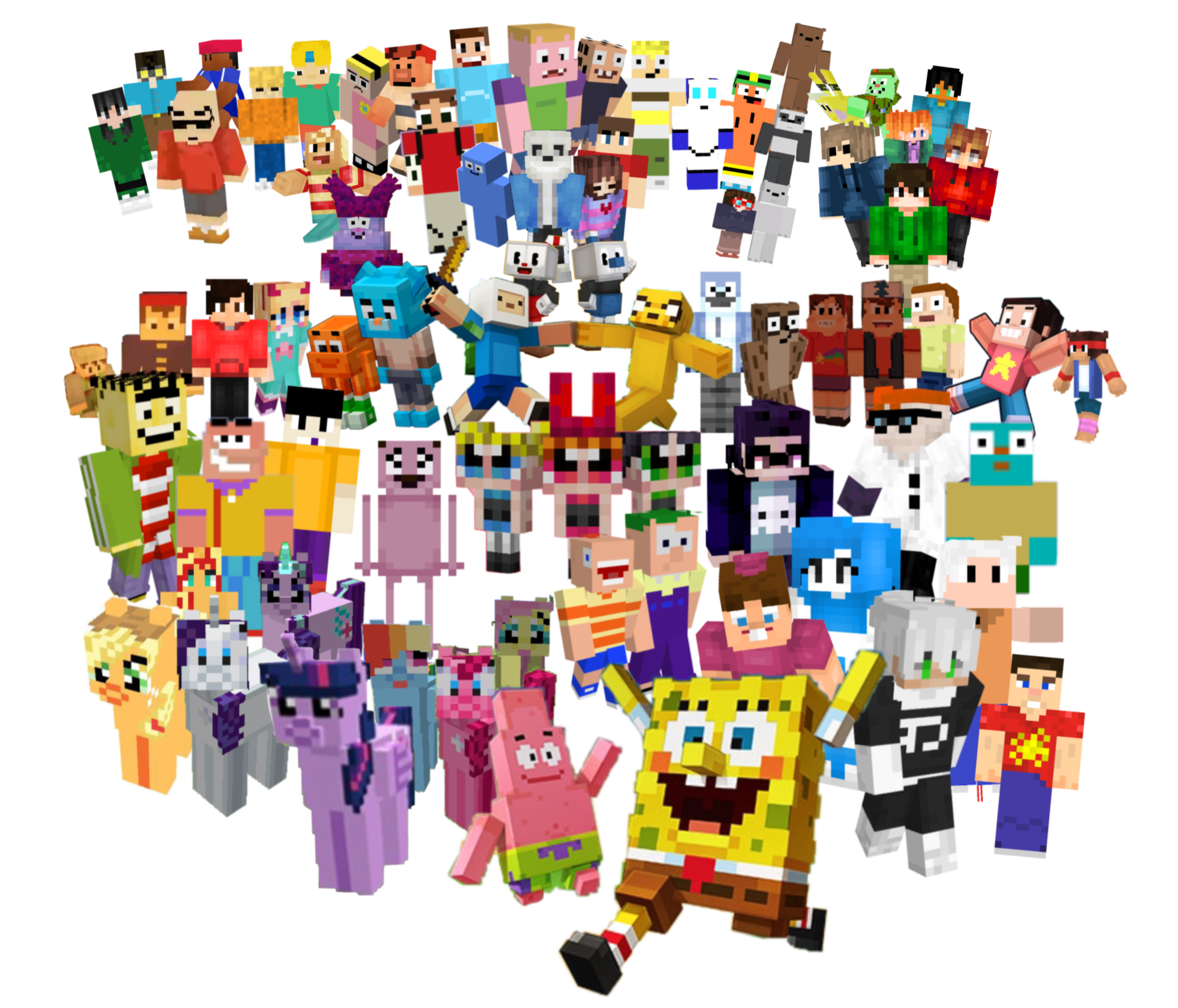 Minecraft Computer Cartoon CARTOONS IN MINECRAFT! PNG by MatthewsRENDERS4477 on DeviantArt