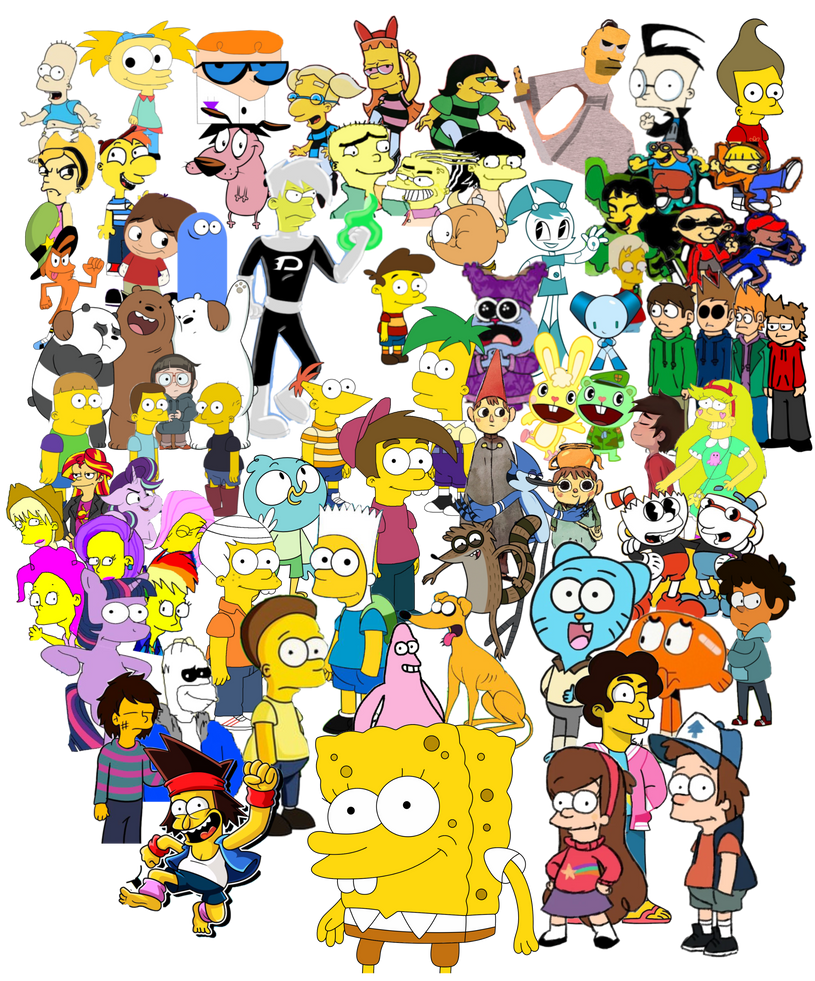 Cartoons As The Simpsons by MatthewsRENDERS4477 on DeviantArt