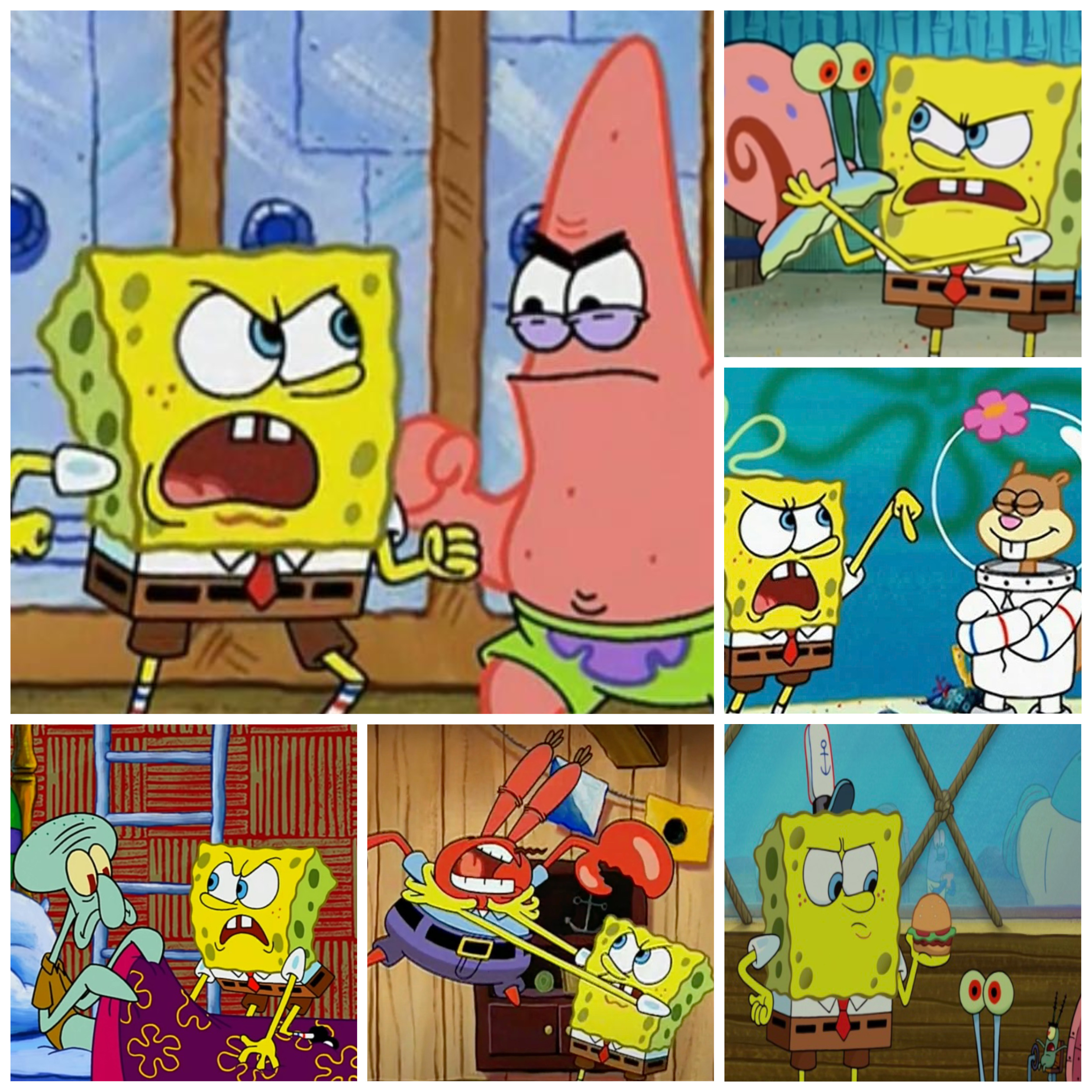 SpongeBob Mad At His Friends COLLAGE By MatthewsRENDERS4477 On DeviantArt spongebob-mad-at-his-friends-collage-by-matthewsrenders4477-on-deviantart