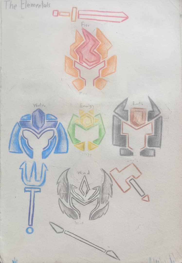 Byte Elementals Deviantart The Elementals by AltonJawi on DeviantArt