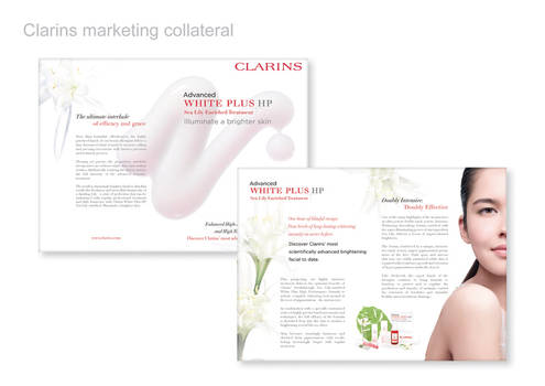 Clarins White Plus Flyer