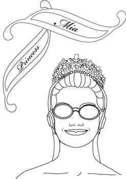 Princess Diary lineart