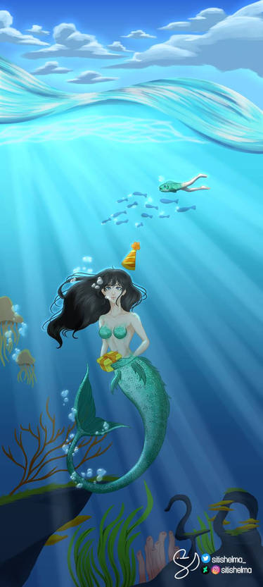 Mako Mermaids (by sitishelma on DeviantArt) : r/mermaids