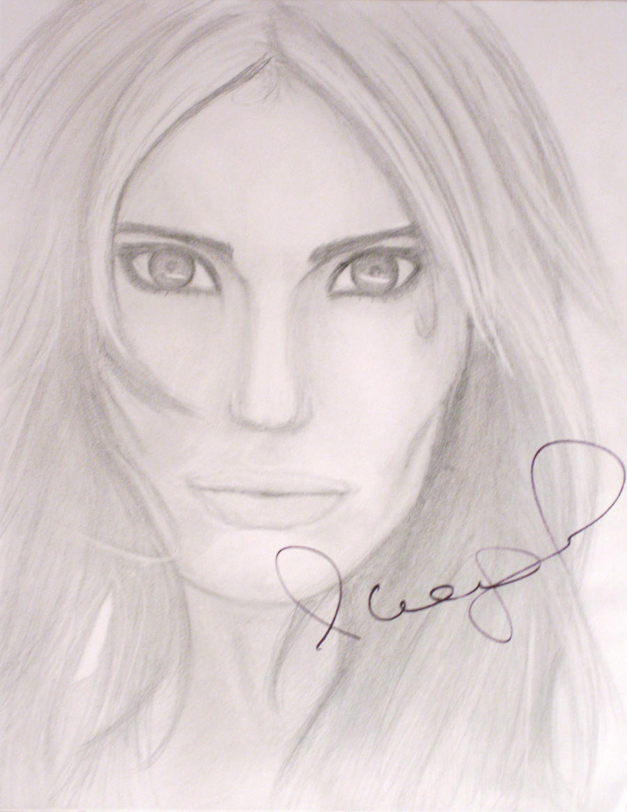 Idina and her signature 2