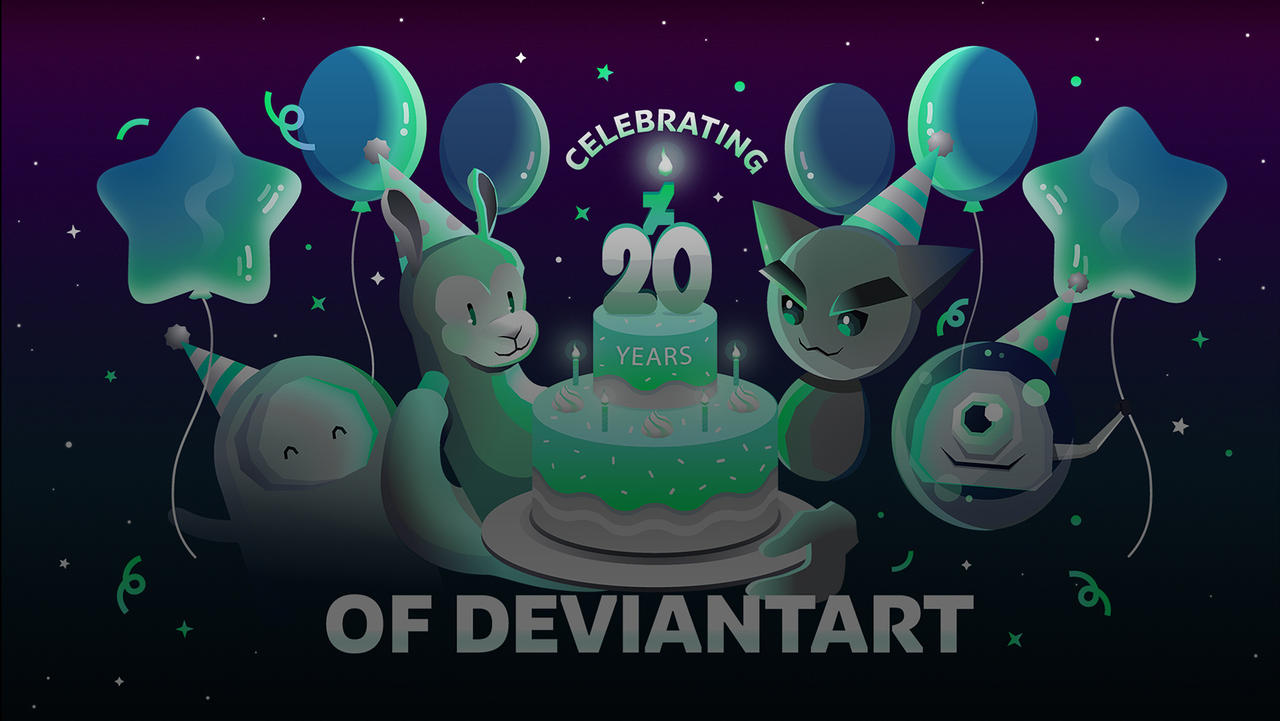 Celebrating 20 Years Of Deviantart By Team On Deviantart Celebrating 20 Years Of Deviantart By Team On Deviantart