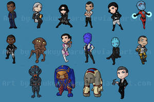 Mass Effect chibis 2