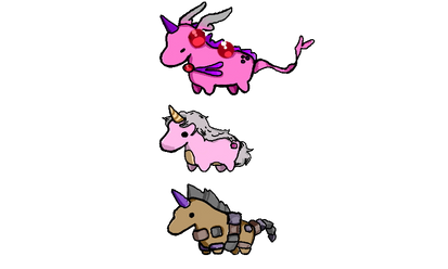 Unicorns Psycic,Normal,Rock