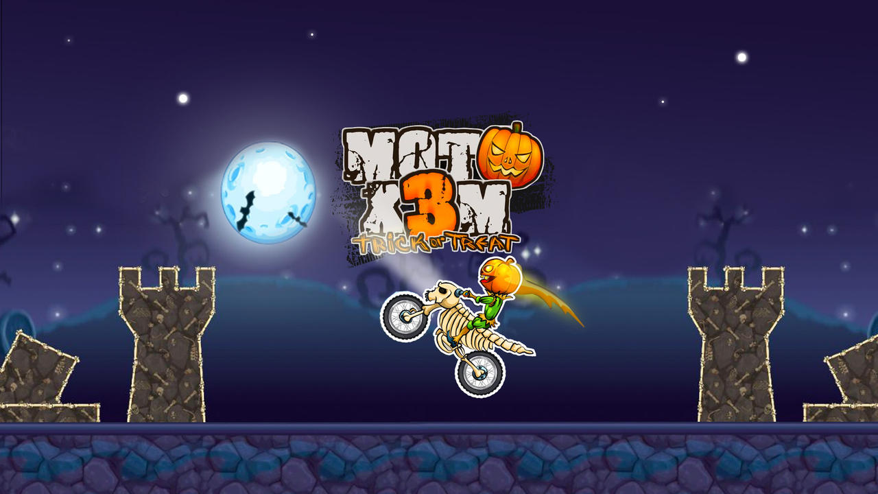 Moto X3M Spooky Land Games
