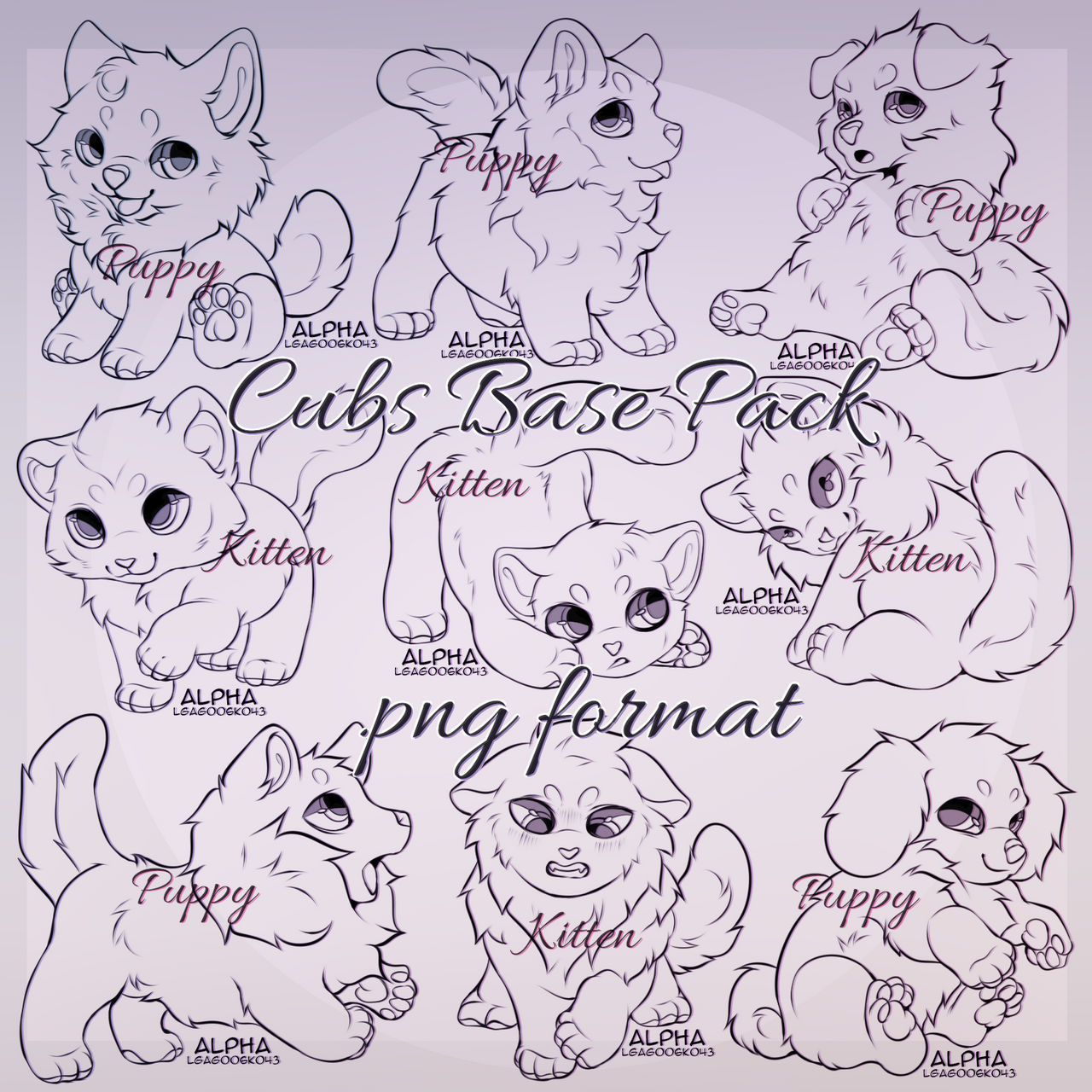 Bases, P2U F2U Lines, Tutorials on Furry-is-Forever - DeviantArt