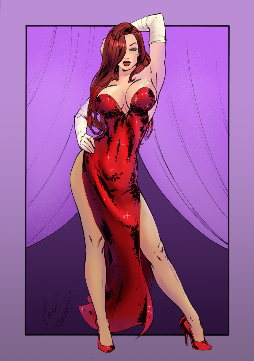 Jessica Rabbit By Elias Chatzoudis - Colored