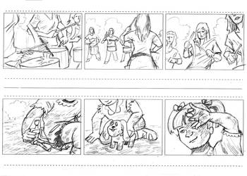 Storyboard for Cultural TV Spot (page 1 of 5)