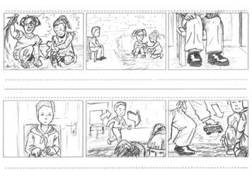 Storyboard for Cultural TV Spot (page 2 of 5)