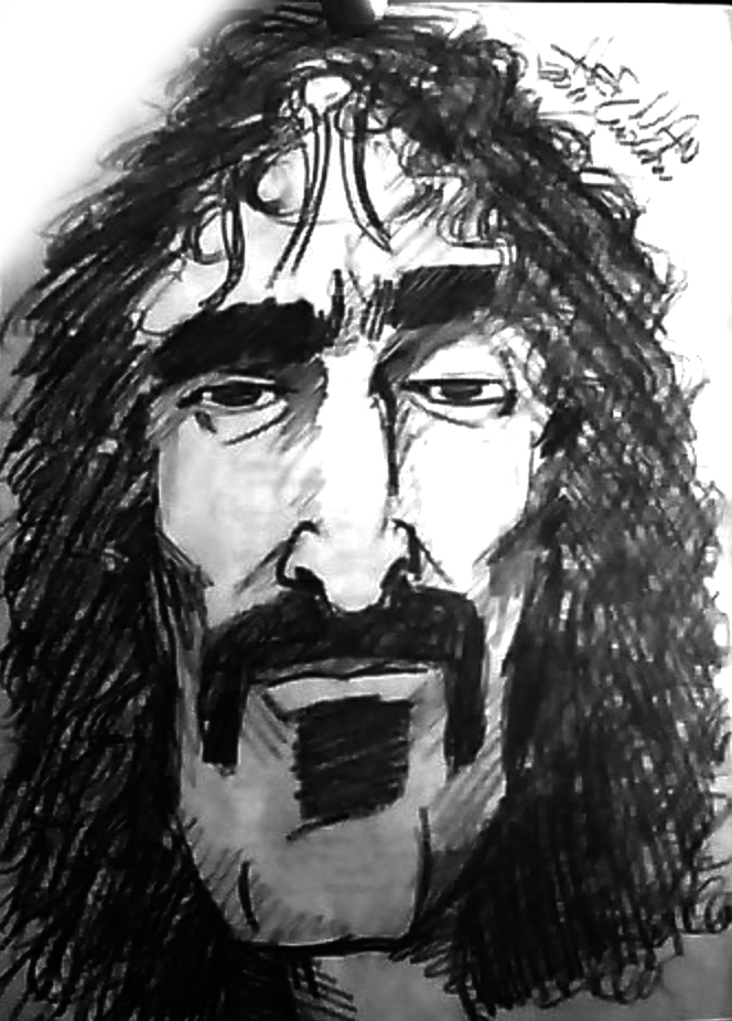 Frank Zappa quick sketch