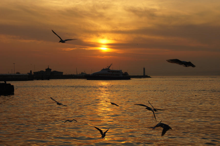 Sunset in Kadikoy 3