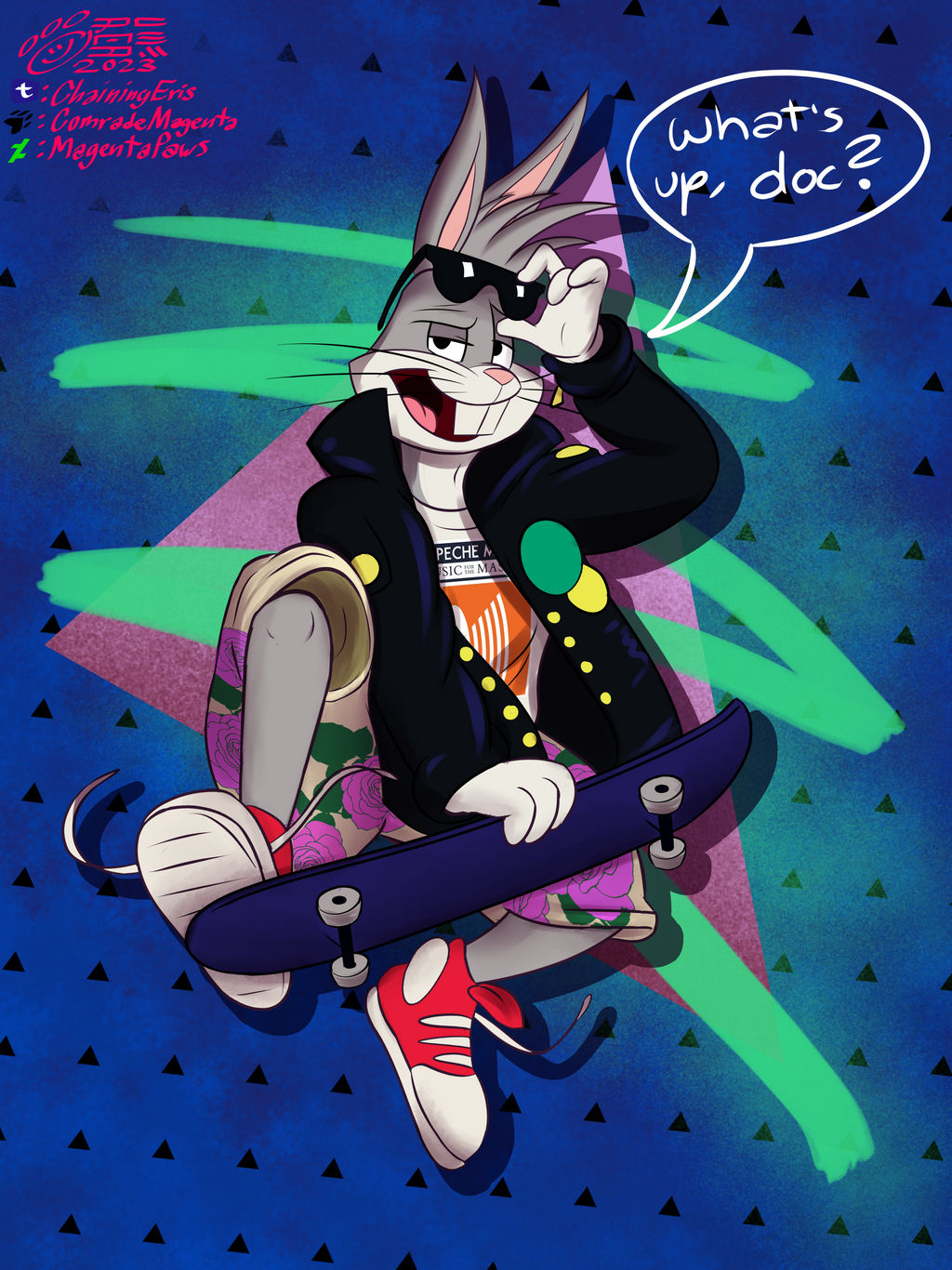 80s Bunny by MagentaPaws on DeviantArt