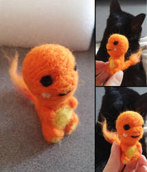 Second felting creation : Charmander