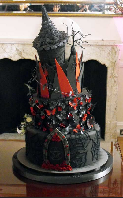 Gothic-wedding-cake