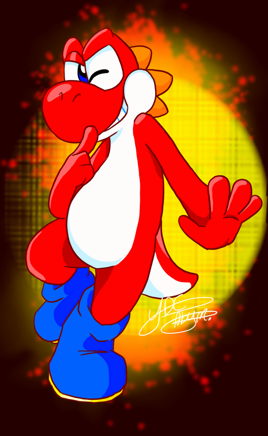 Red Yoshi! by YoshiDreamExplorer on DeviantArt