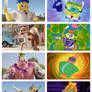 SpongeBob Superheroes Collage