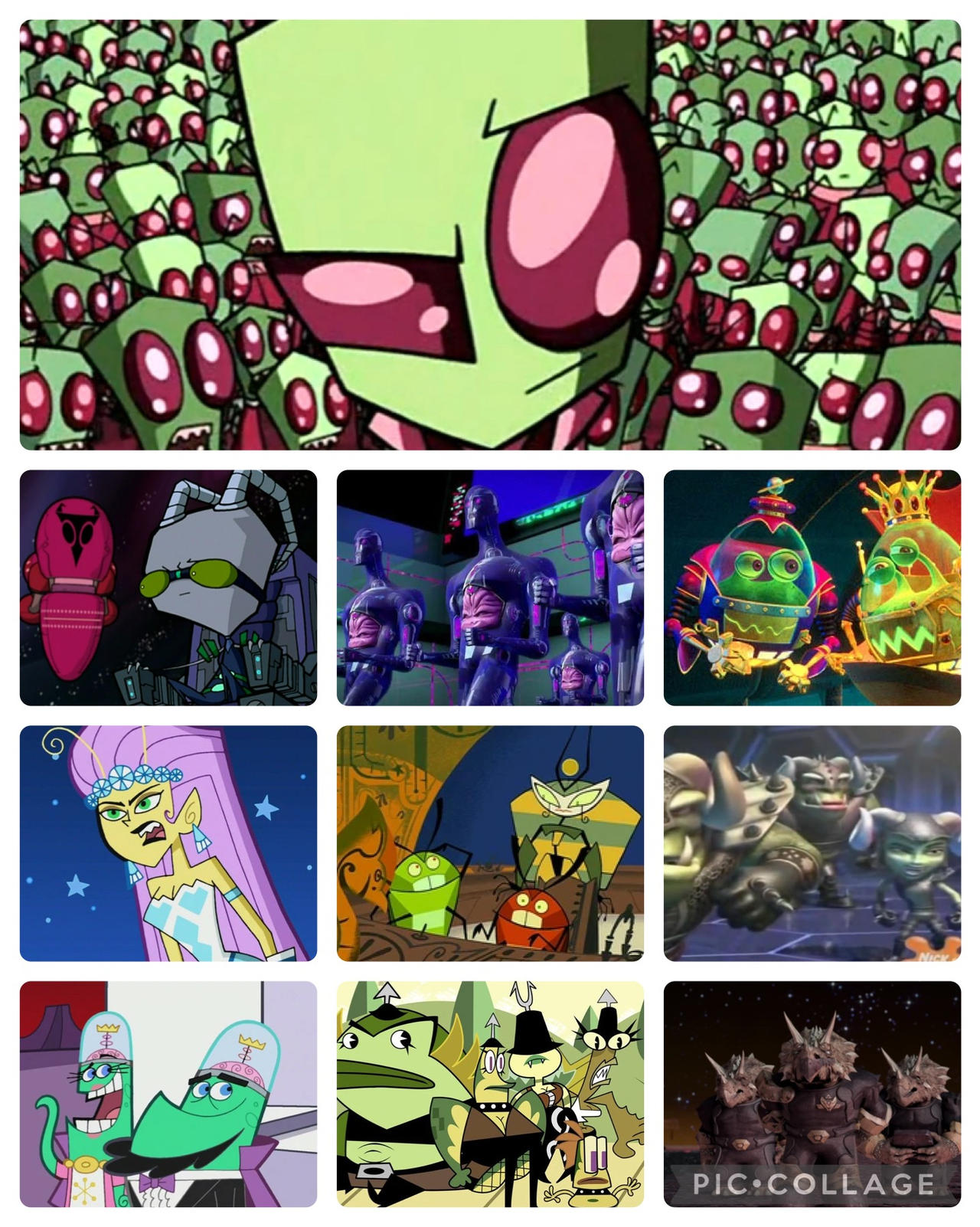 Cartoon Alien Races Nickelodeon Alien Races Collage by nakuuro on DeviantArt