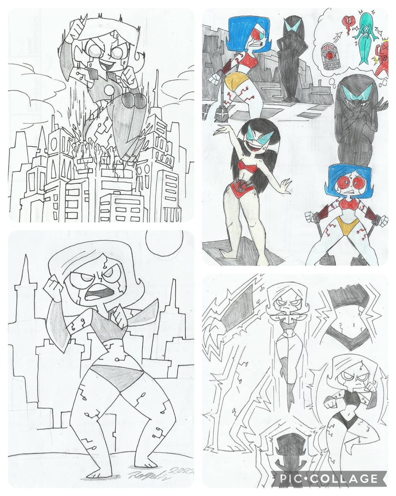 Robotboy Girls Collage by nakuuro on DeviantArt