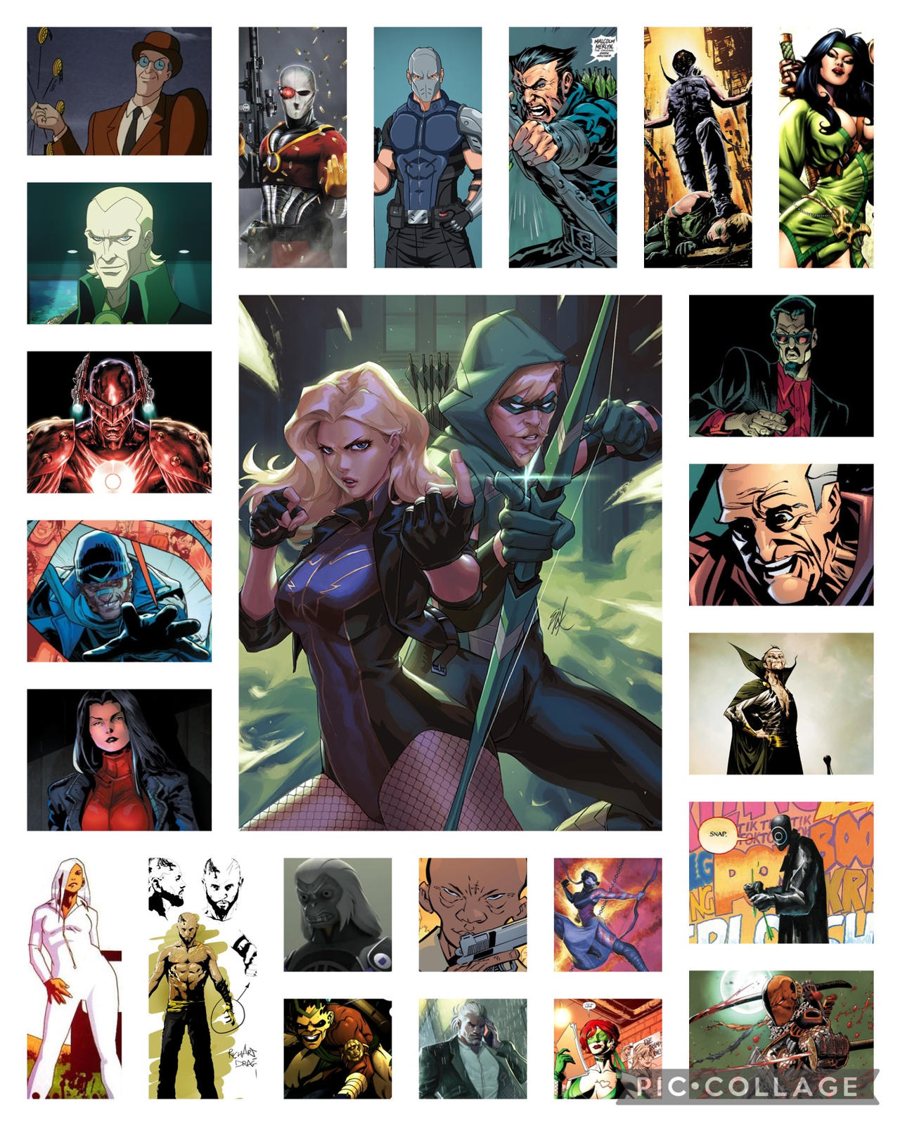 Green Arrow Villains Collage DC Comics By Nakuuro On DeviantArt green-arrow-villains-collage-dc-comics-by-nakuuro-on-deviantart